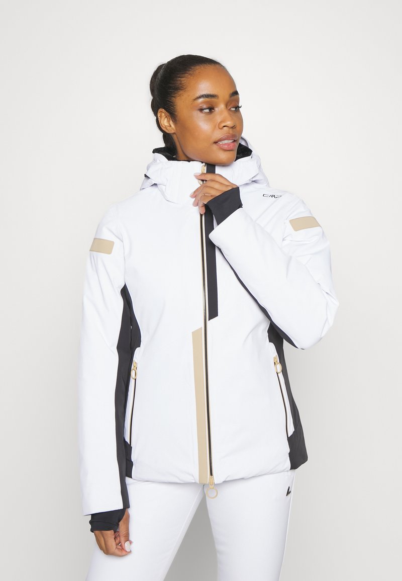 CMP WOMAN JACKET ZIP HOOD Ski jacket bianco/white Zalando.co.uk