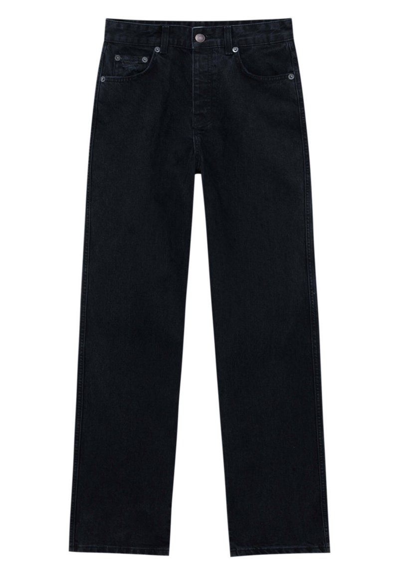 PULL&BEAR Straight leg jeans zwart denim/blackdenim PULL&BEAR Straight leg jeans zwart denim/blackdenim