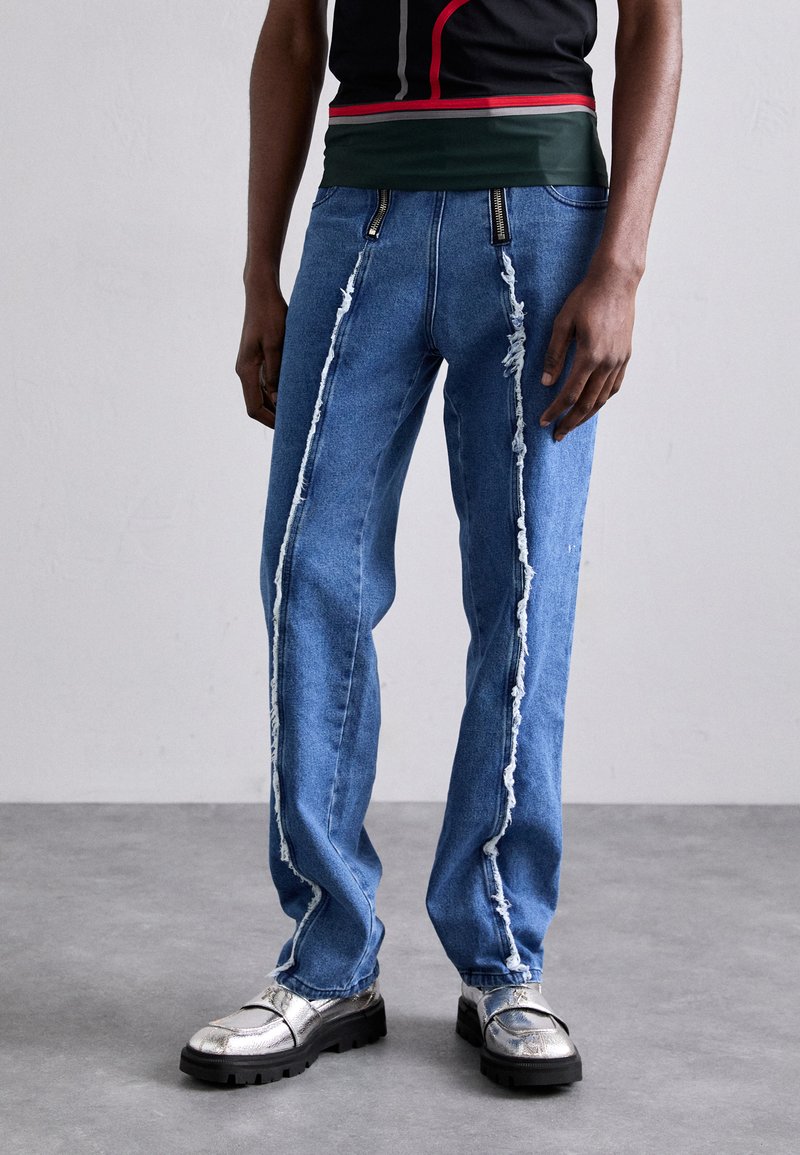 GmbH FAISAL  - Jeans Straight Leg - denim blue