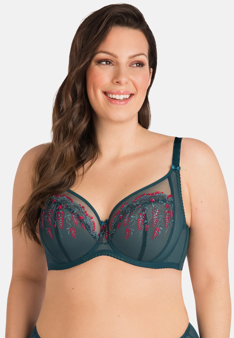 Gorsenia - K796 MASSIMA SOFT - Underwired bra - green, Enlarge