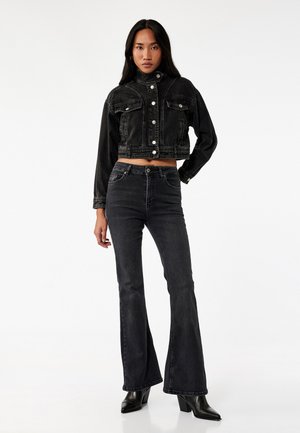 Bootcut-farkut - black
