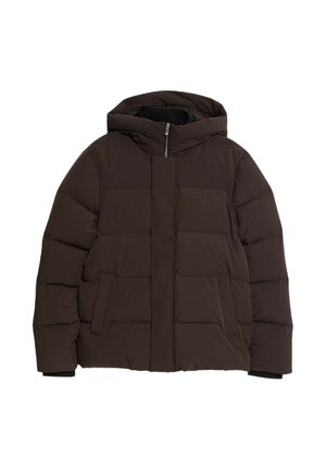 PUFFER WITH STORMWEAR - Piumino - dark chocolate