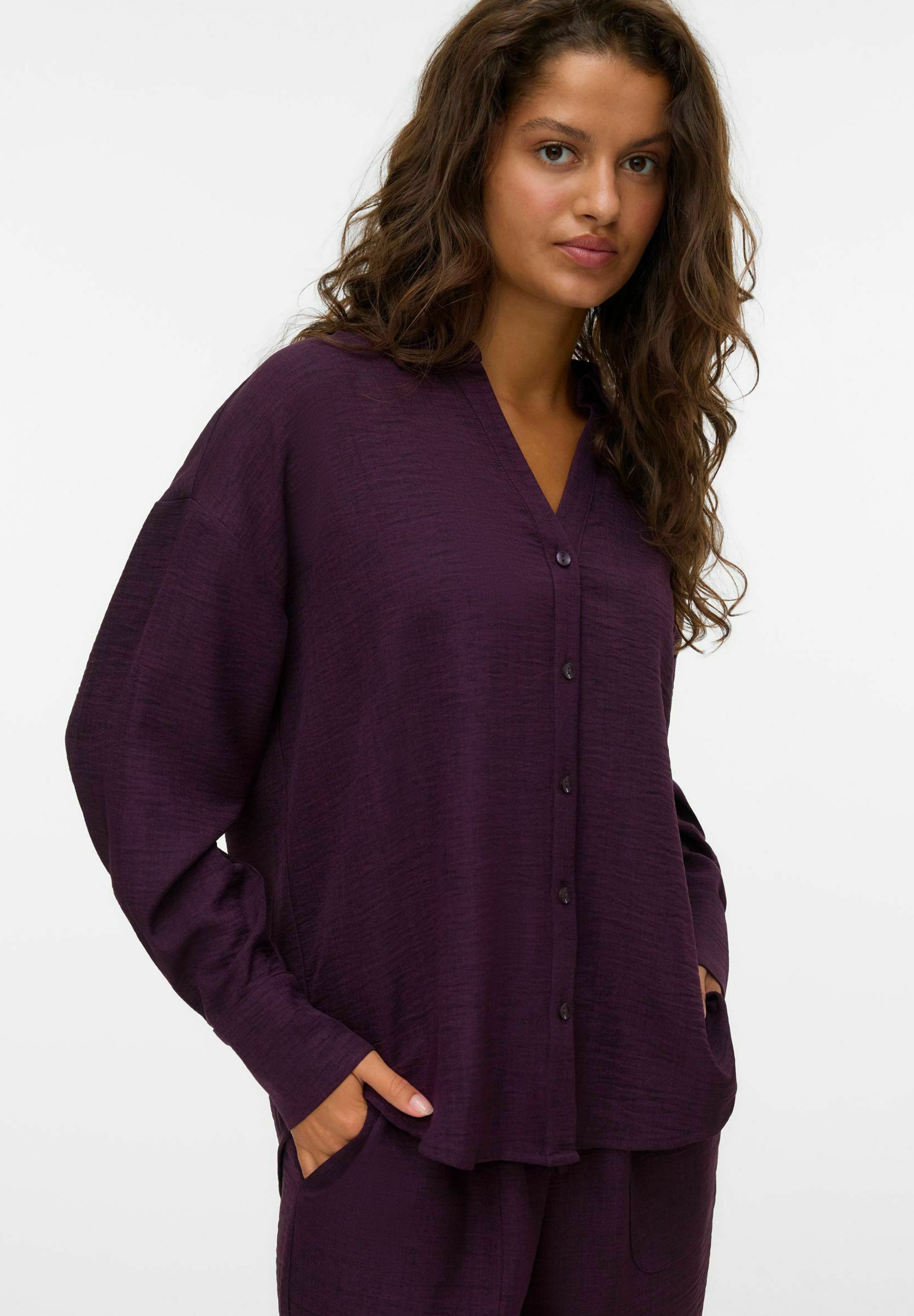 Vero Moda VMMELANEY QUEENY LS SHIRT WVN NOOS - Camicia
