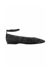 Tamaris Ankle strap ballet pumps - grey leopard