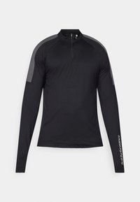 HALF ZIP BASELAYER - Långärmad tröja - black/motion grey