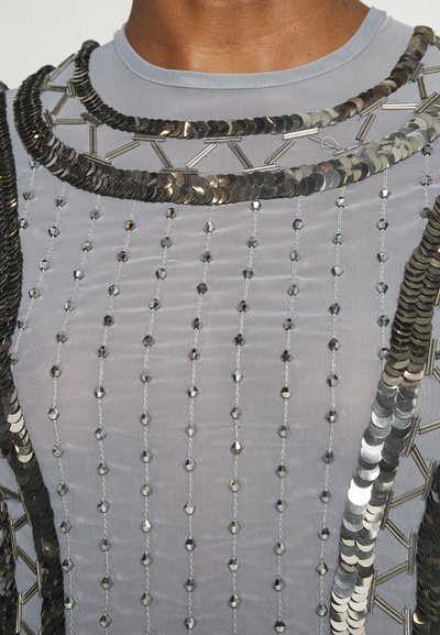 Alberta Ferretti T-shirt à manches longues - grey