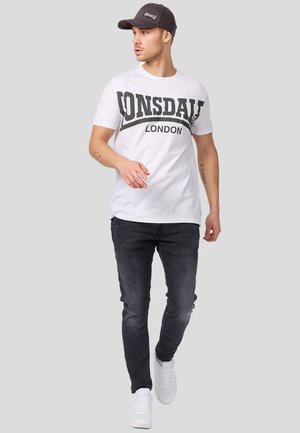 Lonsdale NORMALE  YORK - T-shirt print - white