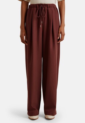 WIDE IN BLEND - Broek - brown