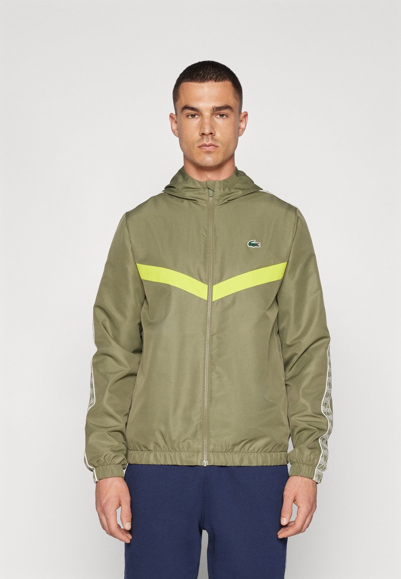 Lacoste Sport Μπουφάν προπόνησης - khaki/firefly
