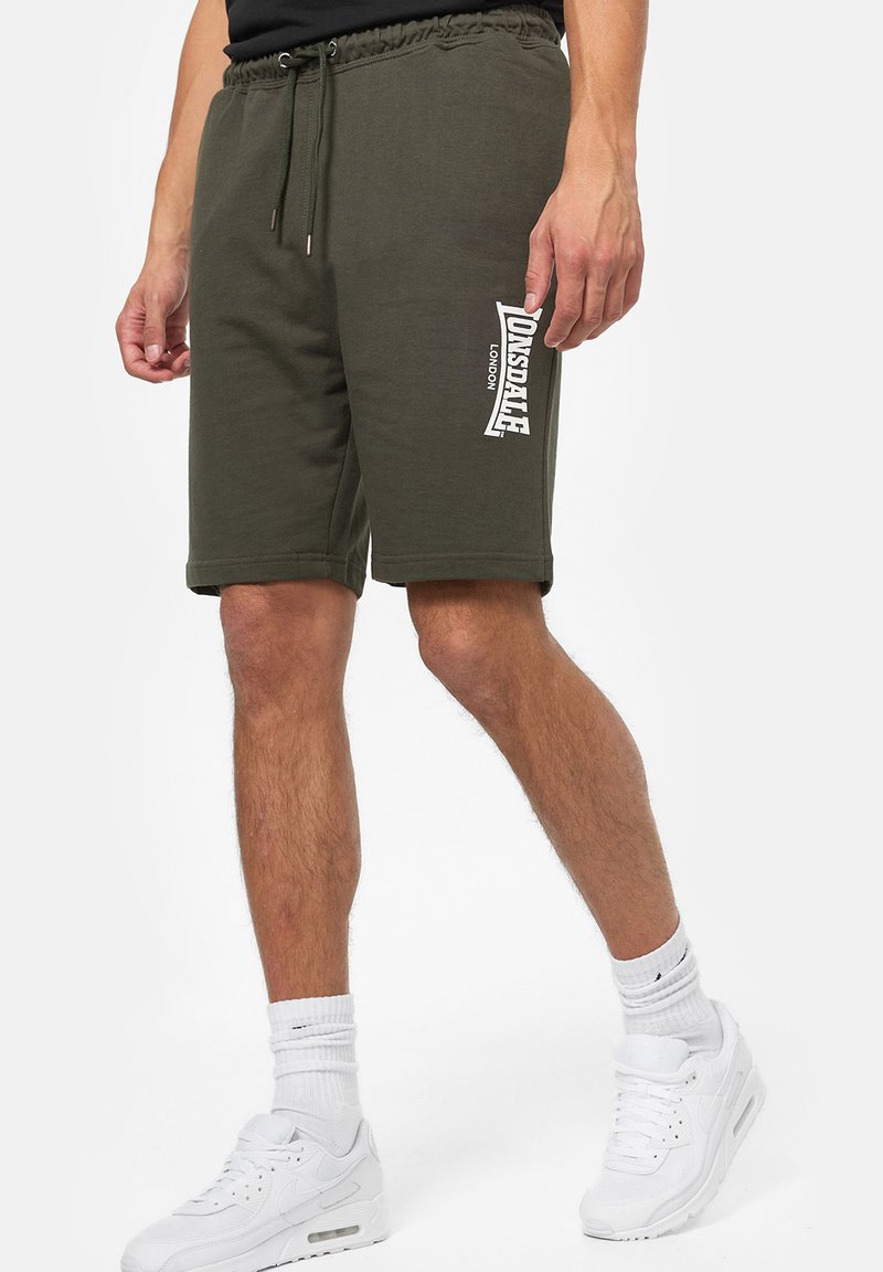 Lonsdale NORMALE PASSFORM FRINGFORD - Pantalones deportivos - olive white