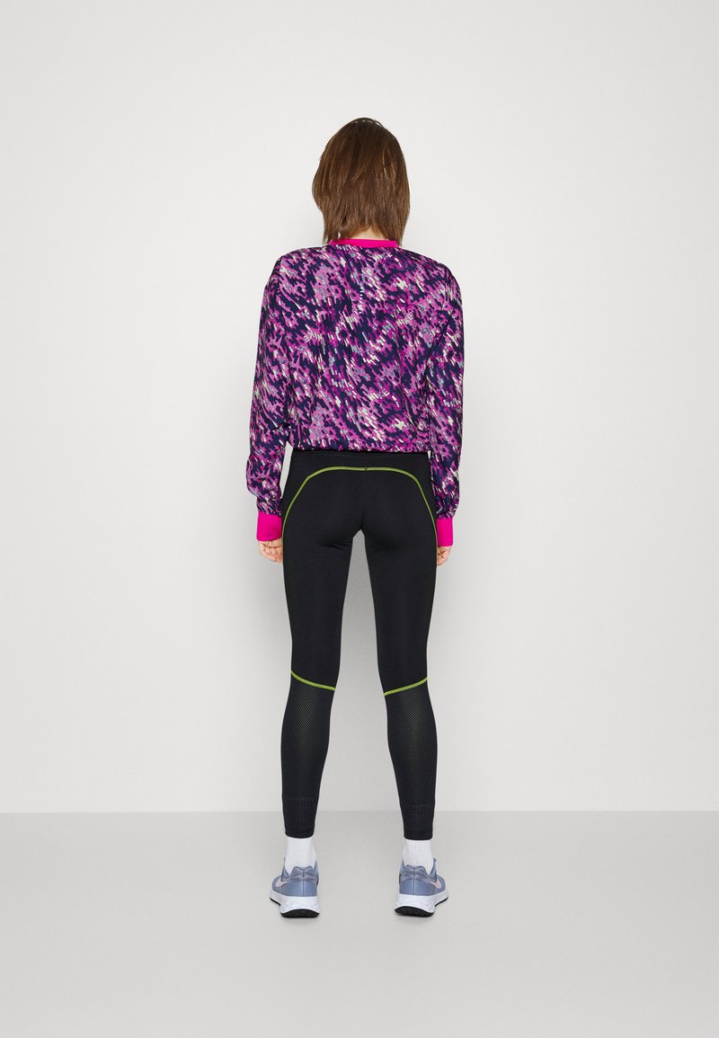 Damen Sportbekleidung | Nike Performance Tights black/atomic green/white/schwarz - YW06543 Damen Sportbekleidung | Nike Performance Tights black/atomic green/white/schwarz - YW06543