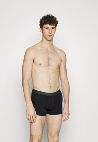 Pier One 5 PACK - Cuecas boxer - black/dark grey/brown