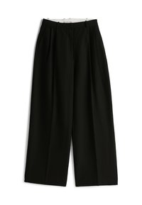 STRAIGHT PANTS - Pantalon classique - black