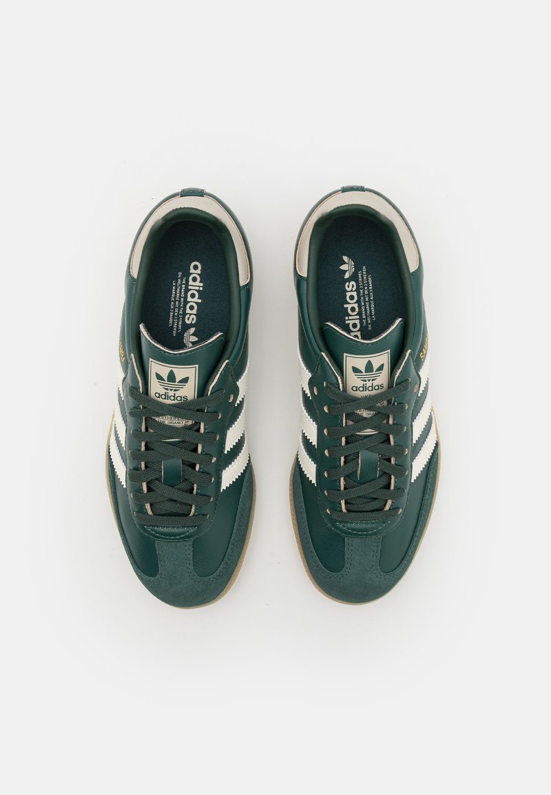 adidas Originals SAMBA OG UNISEX - Trainers - mineral green/off white/putty  grey/green - Zalando