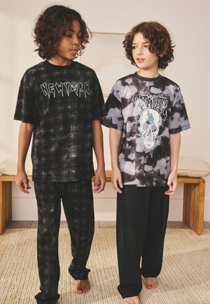 Next, 2 PACK SET - Nattøj sæt - black/grey skull