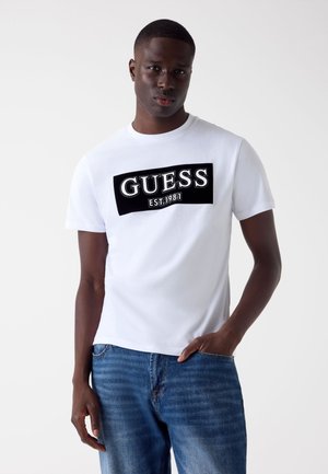 Tricou cu imprimeu - weiß
