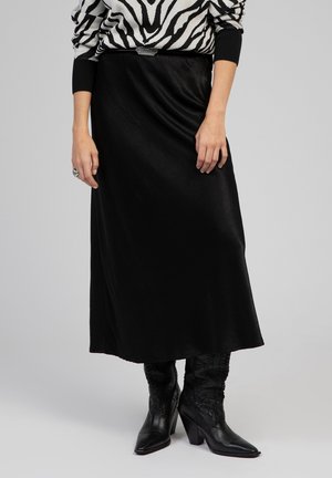 AN'GE GALVINA - Jupe trapèze - noir