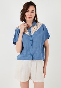 LELA REGULAR FIT - Blusa - dark blue