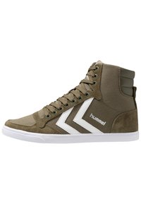 Não selecionado, dark olive