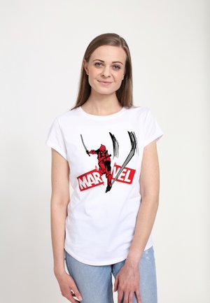 Henry Tiger, DEADPOOL & WOLVERINE MARVEL DEADPOOL SLASH - T-shirts print - white