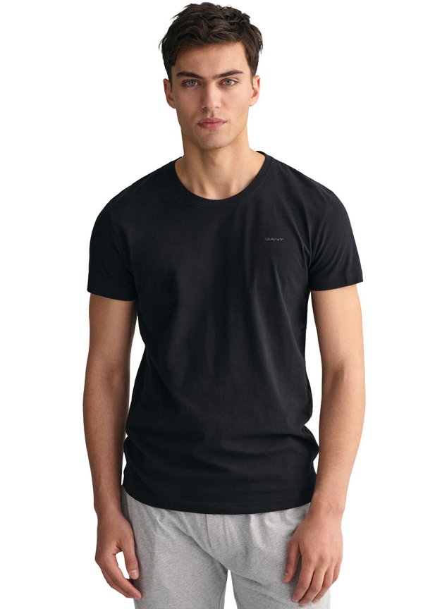 2-PACK - Pyjama top - schwarz weiß3