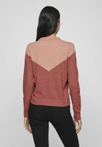 VILA RUNDHALS - Džemperis - burnt henna