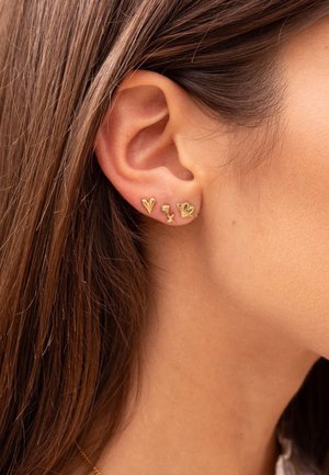 My Jewellery, STUDS WITH MINI HEART - Ohrringe - goudkleurig