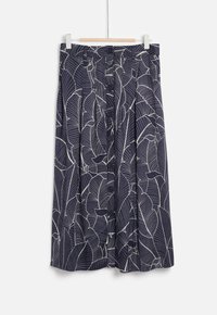 Caroll MALO - Gonna a pieghe - bleu marine