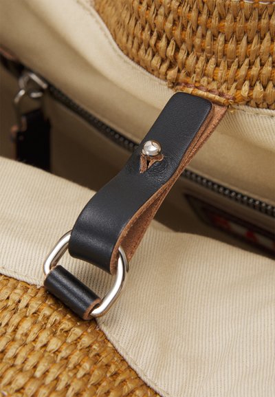 Marni LARGE BASKET - Saco de mão - raw sienna/natural