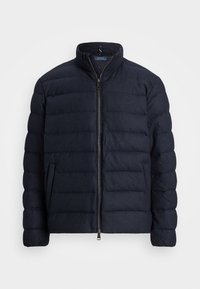 THE COLDEN HERRINGBONE DOWN JACKET - Dunjakker - navy