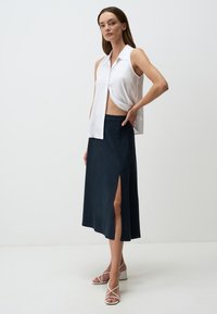 Jimmy Key HIGH WAIST MIDI  - Jupe trapèze - dark blue