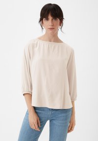 comma casual identity 3/4-ARM - Bluse - helles beige