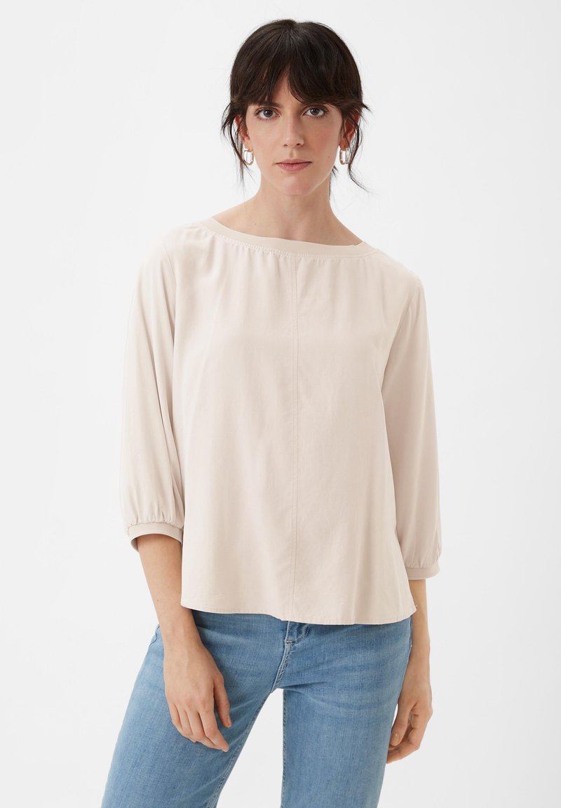 comma casual identity 3/4-ARM - Bluse - helles beige