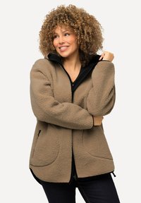 Ulla Popken Fleecejacke - pink mottled
