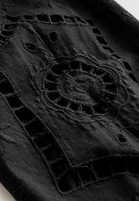Next TALL FIT - LONG SLEEVE BRODERIE SUMMER - Kasdienė suknelė - black