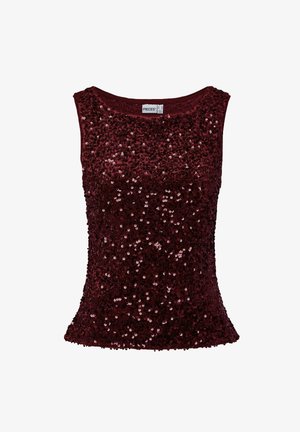 Pieces, PCKAMMY TANK TOP JRS BC - Blouse - tawny port