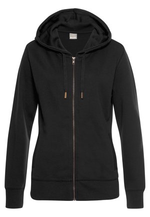 Sweater met rits - black