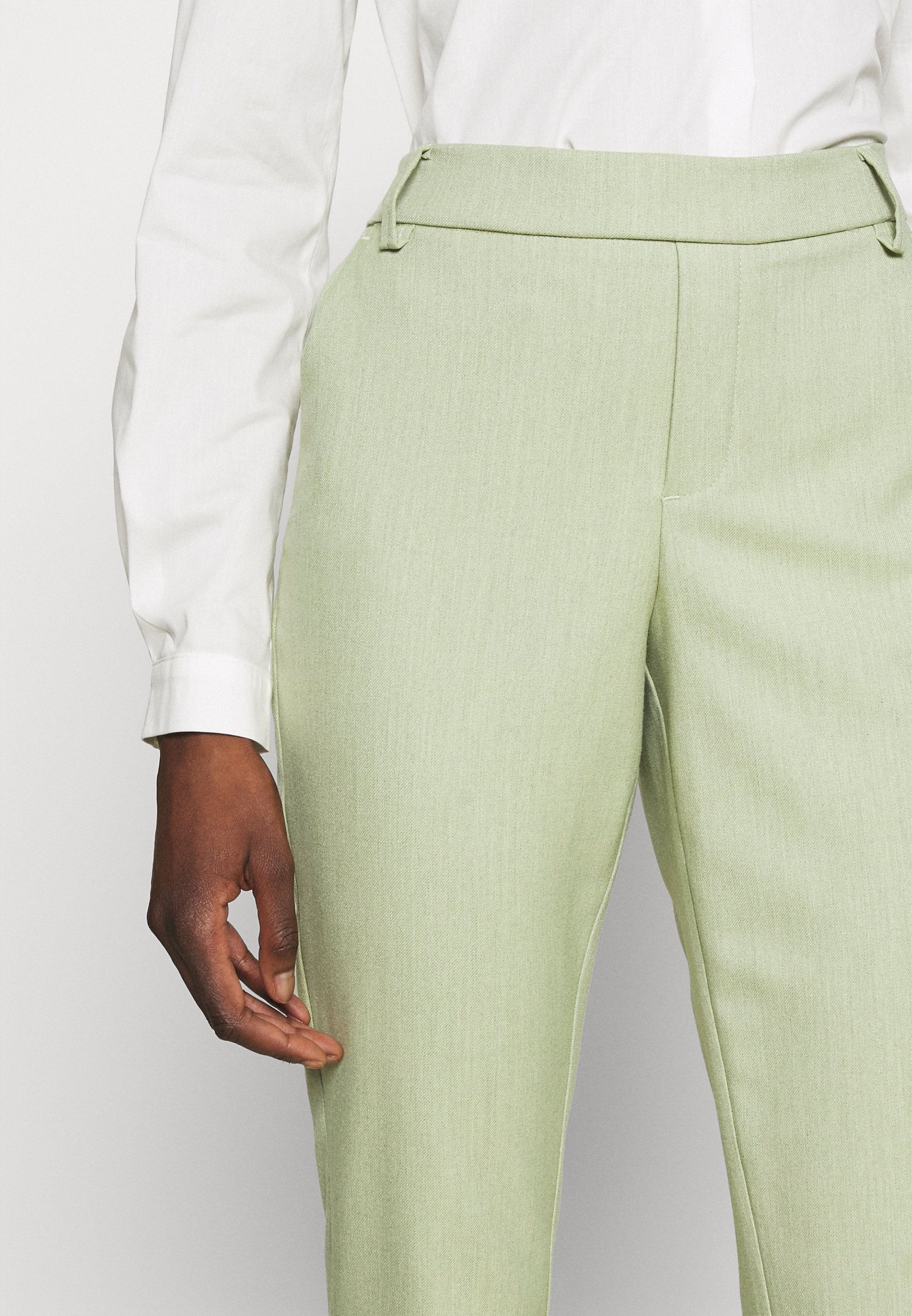 MOS MOSH Broek Jules Leia Cropped Ecru - Hidden Styles - Lifestyle \u0026 Fashion