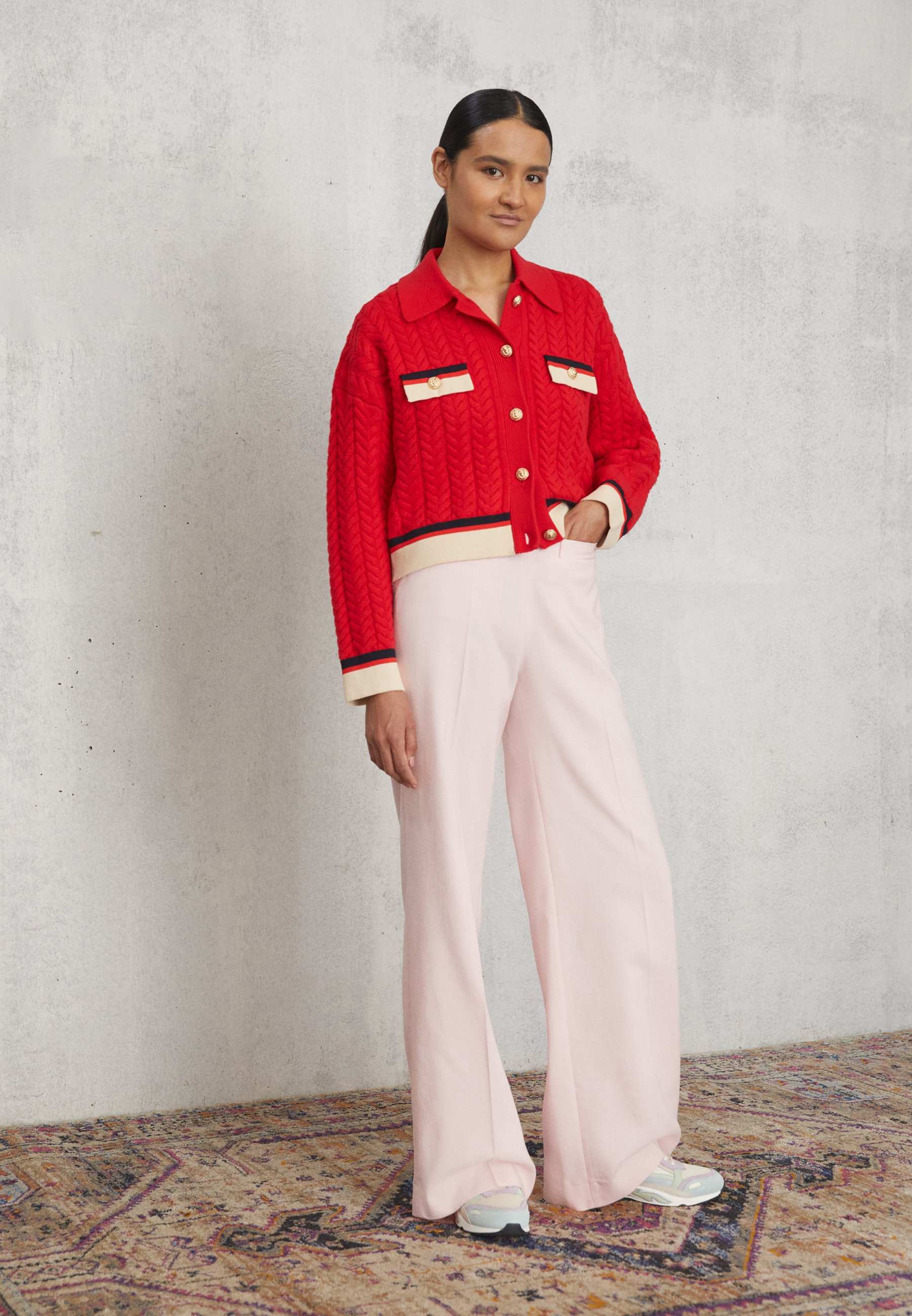 sandro CARDIGAN - Kardigan - rouge 