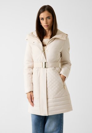 STEPP MIT KAPUZE - Manteau d'hiver - weiß