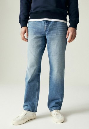 Next Regular Fit Cotton Stretch - Jeans Straight Leg - light blue