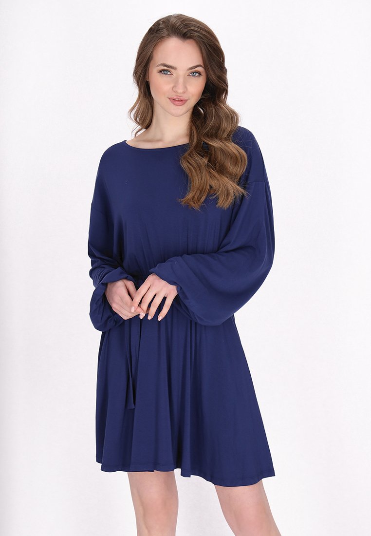 dreimaster Jerseyjurk donkerblauw