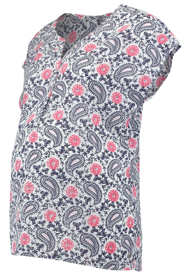 Esprit Maternity Tuniek crème/donkerblauw/rood Esprit Maternity Tuniek crème/donkerblauw/rood