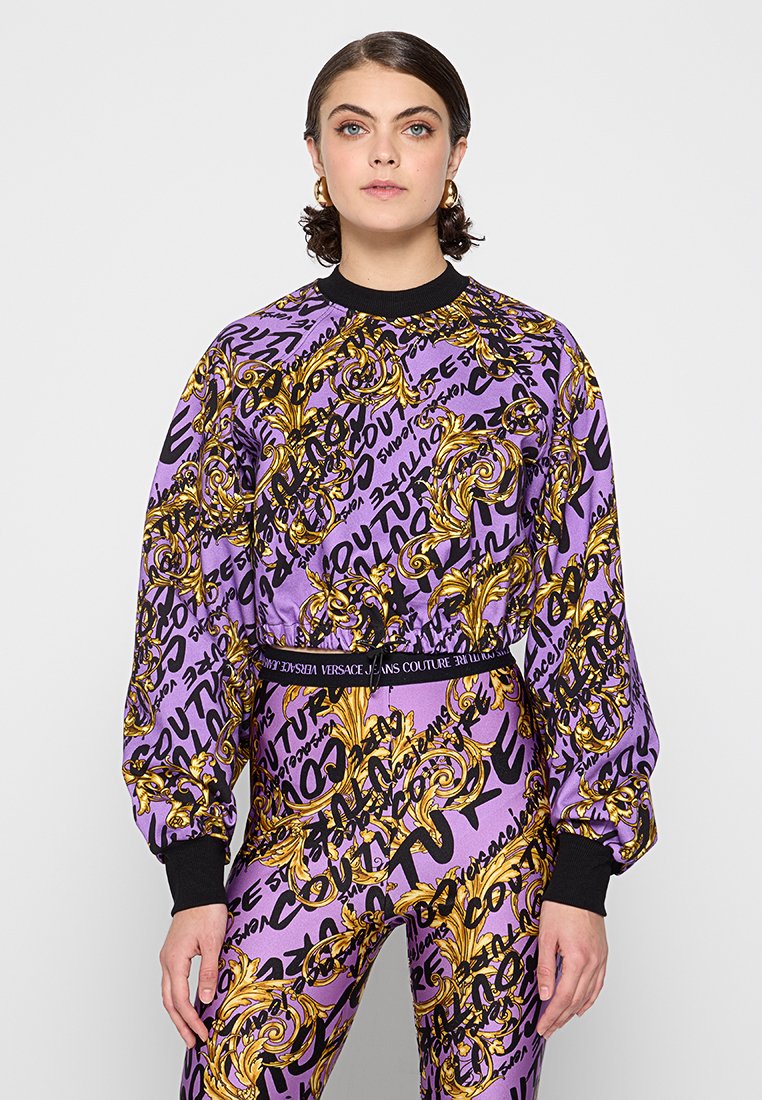 Versace Jeans Couture Sweater paars