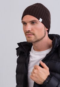 CASH-MERE UNISEX - Mütze - dunkelbraun
