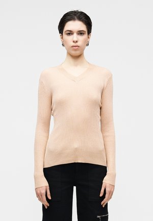 Svetrík - metallic bloom