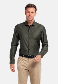 GIORDANO Zakelijk overhemd - dark green