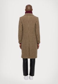 Lauren Ralph Lauren DOUBLE BREASTED HOUNDSTOOTH COAT - Palton clasic - brown/tan