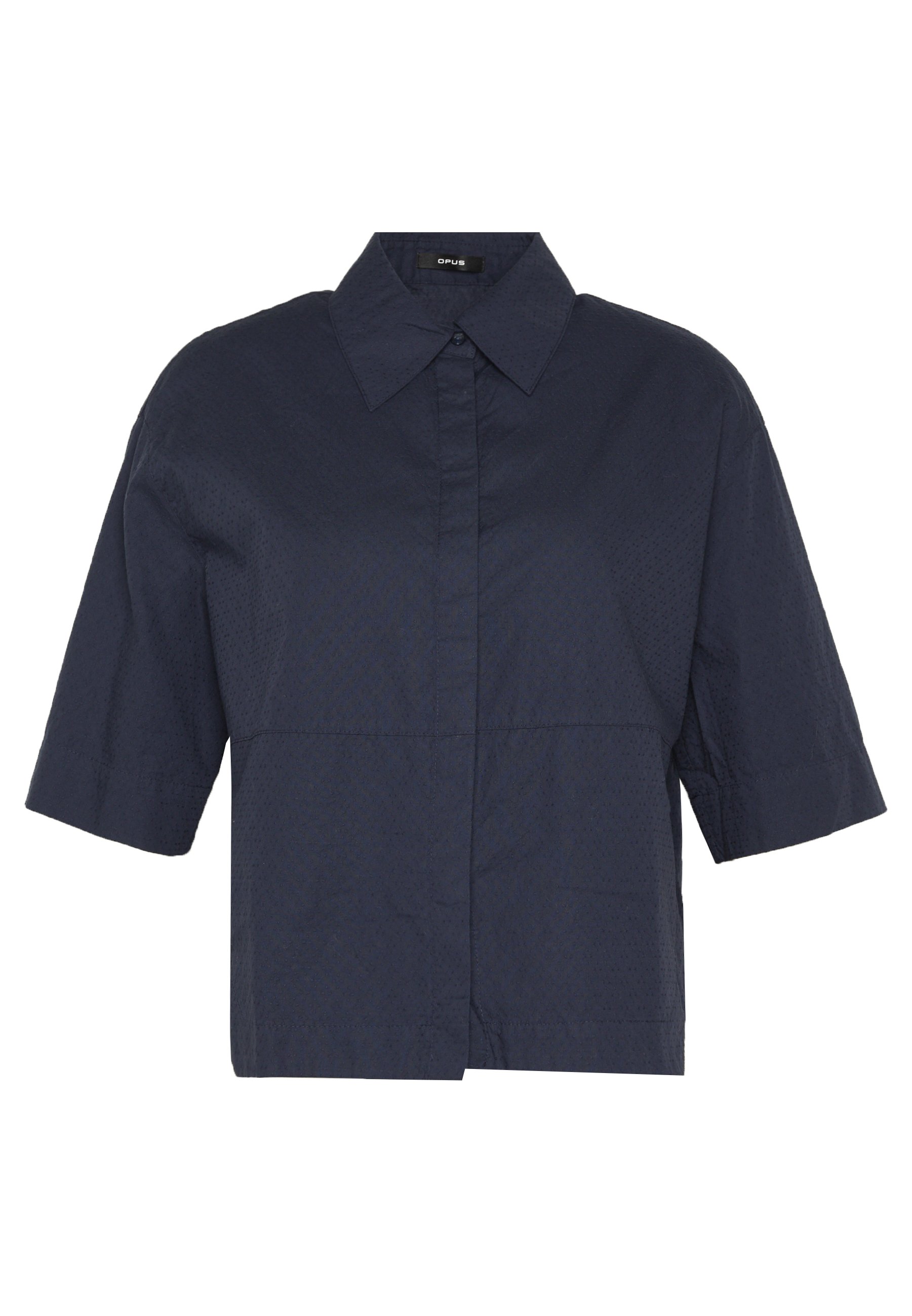 Opus FRIEDI AJOUR Skjorte dark blue Zalando.no Opus FARBA - Bluser - dark blue