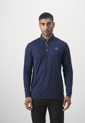 CLOUDSPUN MIDWEIGHT - Polo shirt - deep navy/ash gray
